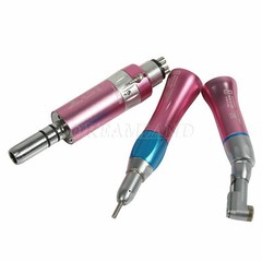 Dental NSK Style Slow Speed Contra Angle Straight Air Motor 4H Handpiece Kit E-L