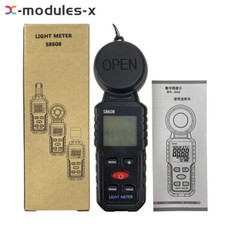 S8608 LCD Light Meter Digital Illuminance Meter Luxmeter Photometer 200000Lux