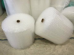 ZV 1/2″ x 24″ x 250′ 250FT Large Clear Bubble Padding Cushioning Wrap Roll