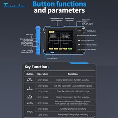 FNIRSI DSO152 Mini Handheld Oscilloscope Type-C Portable Digital Oscilloscope US