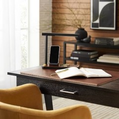 192pg Large Ruled Journal 10″x7″ Dark Brown Leatherette Soft Cover Notebook