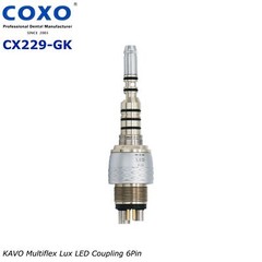 DMXDENT COXO Style Dental Fiber Optic High Speed Handpiece Fit KAVO NSK Coupler