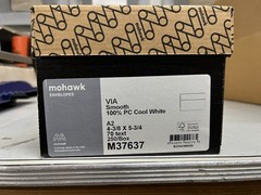 Mohawk VIA Smooth 100% PC Cool White A2 Envelopes 70# Text 4-3/8×5-3/4 250/Box
