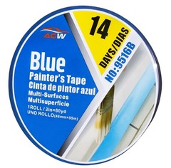 Blue Painters Masking Tape 24 Rolls , 2 Inch x 60 Yards, Multi-Surface Stick