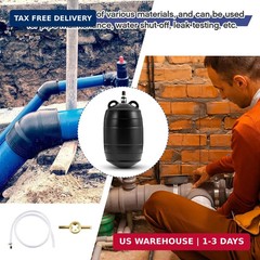 4 Inch Inflatable Pipe Plug Sewer Test Plug Rubber Plumbing Test Balloon Ball fo