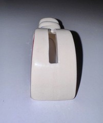 Vintage 1982 ceramic pride rainbow with clouds desk top business card holder