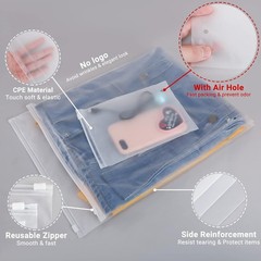 Clothes Packaging Bags for Shipping, 200 Count 10x