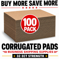 8.5×11 Corrugated Cardboard Pads Inserts 32 ECT Shipping Filler Sheets