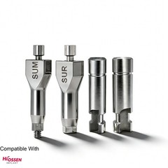 Dental Ti Abutment Healing Straight ZEST Locator Osstem Hiossen ET Lab Analog