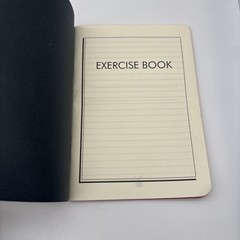 Bieffe Made in Italy Exercise Brown Lined Book Notebook Journal 8×5” Vntg Unused