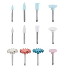 AZDENT Dental Composite Polishing Wheel Discs Burs Kit RA 2.35mm 12pcs/pack