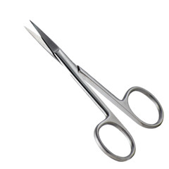 Iris Scissors, 5″, Curved, Sharp Points, Premium German Stainless