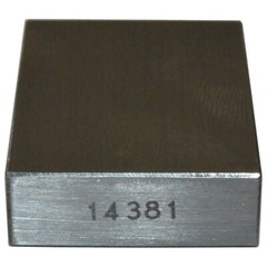 1 Inch Gauge Block with AS-1 Grade Inspection Certificate, Steel Rectangle, 1″