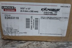 Lincoln Electric ED033110 3 Pk 12 In Overall L 8 Lb Stick Welding Electrodes