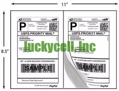1000 Self Adhesive Mailing Shipping Labels 8.5″x5.5″ Paypal eBay USPS UPS FedEx