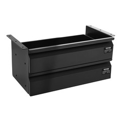 VEVOR 2 Drawer 16″ Under Desk Drawer Organizer Slide-out Drawer Space Office