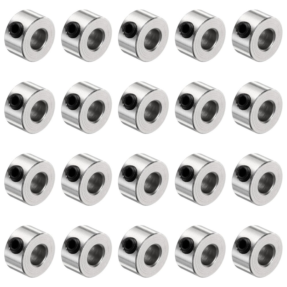20pcs Set Screw Collars 4.05mm Bore Shaft Collars 9mm OD Drill Stop Collar