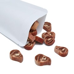 100pcs New Rounded Corner White Kraft Stand Up QuickQlick™ Bags Different Sizes