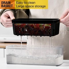 22 in 1 Vegetable Chopper, Multifunctional Food Chopper Dicer One size, White