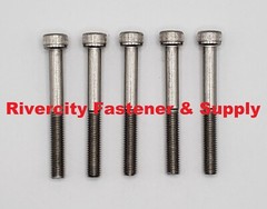 M5-0.8×45 Stainless Socket Allen Head Bolts M5x0.8 x 45 Screws 5mm x .8 x 45mm