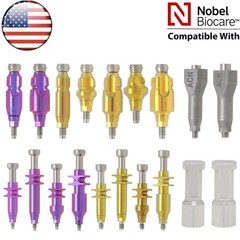 US Fit Nobel Active Healing Abutment NP/RP Impression Coping Closed/Open Tray