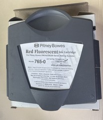Pitney Bowes Red Fluorescent Ink Cartridge 765-0 For DM200,DM300 Series Systems