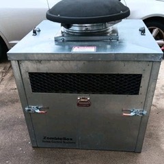 Large Zombiebox Noise Reduction Generator Box With Zpipe and Mat