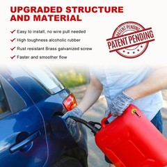 Fuel Gas Can Vent Caps, 6 Pack Fuel Gas Tank Vent Caps Gas Can Replacement Ve…