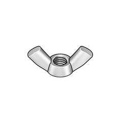 GRAINGER APPROVED WngNt,Znc,Stl,1.25×0.656in,5/16″-18,2500 4XLZ8