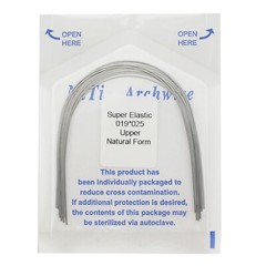 100PCS Dental Orthodontic Niti Arch Wire Natural Round Rectangular 19×25 16×22