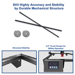 Longer Laser Engraver Extension Kit Y Axis for RAY5 5W/10W Laser Engraver NEW