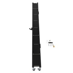 2m Single Folding Security Gate Rolling Door Gate 7.22’H x 7.5’W Fold Gate NEW