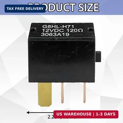 AC Relay G8HL-H71 for Honda 4 Pins AC Compressor Starter Relay for Blower Motor/