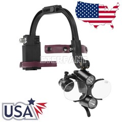 Dental 6LED 8W/9W Oral Lamp Light/3.5X Surgical Headband Binocular Loupes