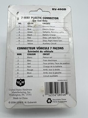 7W Trail Car Connector,No RV490B, United States Hdw Mfg/U S Ha,