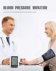 Digital Automatic Blood Pressure Monitor Upper Arm BP Machine Heart Rate Machine