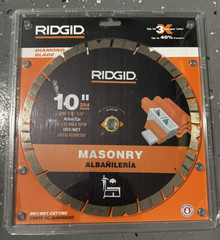 RIDGID 10 in. Masonry Cutting Segmented Rim Diamond Saw Blade 25-SG10IP NEW!