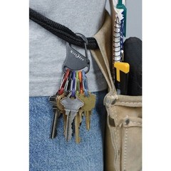 Nite Ize Krk2-01-R6 Key Rack, Black, Stainless Steel Carabiner, S-Biner
