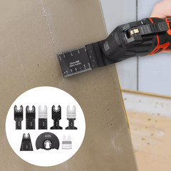 Universal Quick Release, 30-Pieces Multi Tool Blade Kit, 8 Types for Wood, Metal