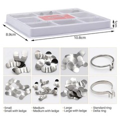 Dental Anterior Matrix Bands Sectional Contoured Twin Matrices Proximal Strips