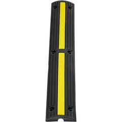 Uimoso 4 PCs 39” Cable Protector Ramp 18000lbs Speed Bump Floor Cable Protector