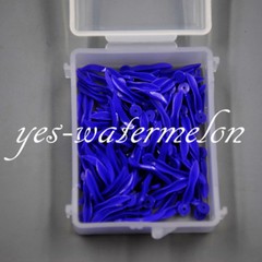 100x Plastic Wedge Dental Disposable Round Stern Holes Wave Shape Cracks Purple