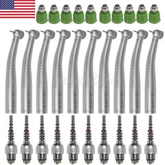 1-10 KaVo Style Dental Fiber Optic High Speed Handpiece 6Hole LED Coupler YD6
