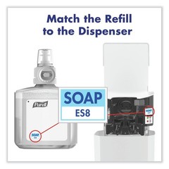 Purell 773001 ES8 Soap 1200 mL Touch-Free Dispenser – White (1/Carton) New