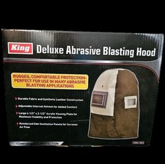 KING Deluxe Abrasive Sandblaster Hood