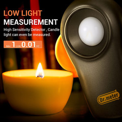 LX1330B Digital Illuminance Light Meter, 0-200,000 Measurement Range L