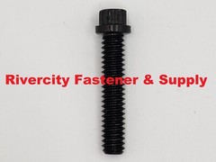 1/4-20×1-1/4 Alloy Steel 12 Point Flange Screws 1/4x20x1.25 Extra Strong Bolts