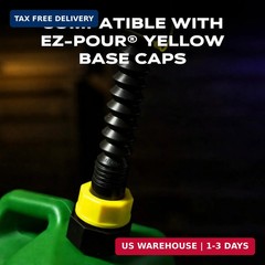 EZ-Pour Spout Kit A1 Adapter Set (Pack of 1), Universal Container Spout Replacem