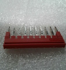 Phoenix Contact 3213056 Jumper Terminal Block 10POS Flat Pin – Lot of 13