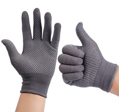 24Pcs Work Gloves Liners Dry Hand Anti-slip Dots Knitted Working Glove – Stretch